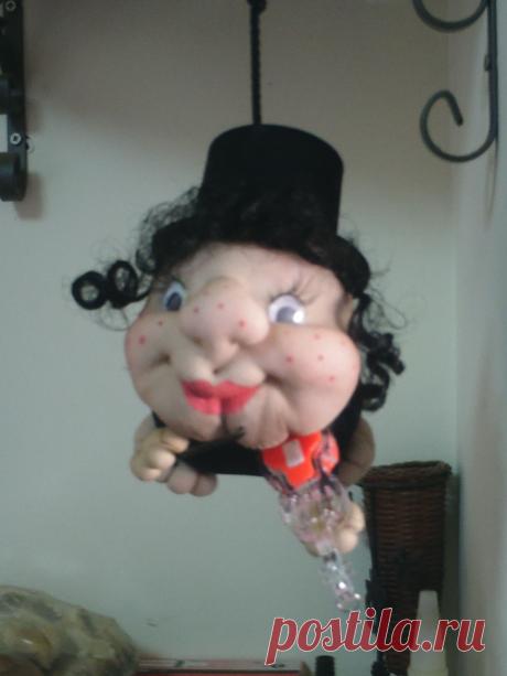 Кукла из капроновых колготок.Скрипач аидиш МОНЯ.