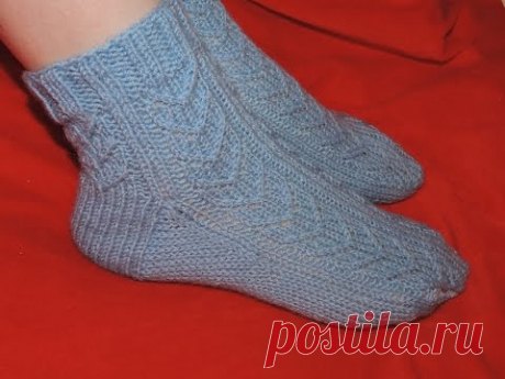 Вяжем спицами. Носки / socks knitting