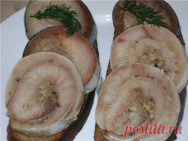 «Рулет из скумбрии по- домашнему» : Закуски и бутерброды