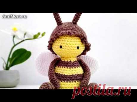 Амигуруми: схема Пчёлка. Игрушки вязаные крючком - Free crochet patterns.