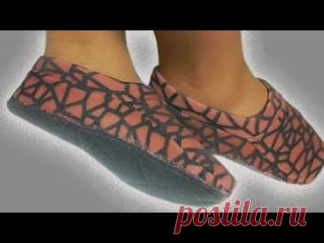 Сшила следки с мягкой подошвой — теперь хожу по дому, как в тапочках!