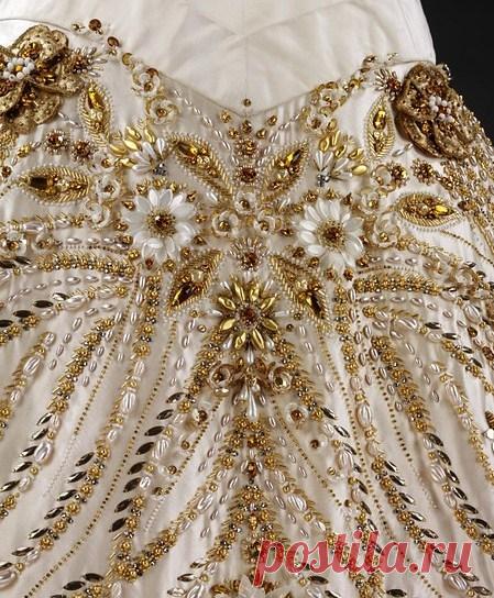 Люневильский шов иглой или крючком - имитация кружева