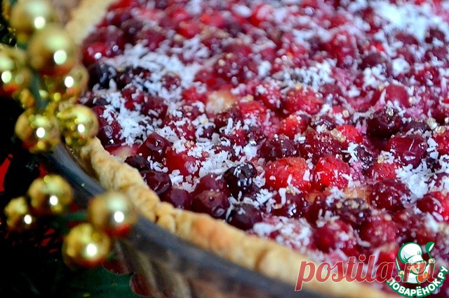 Клюквенный пирог 
