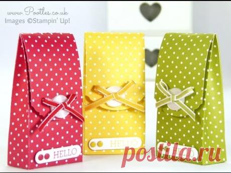 Spotty Magnet Bag Tutorial using Stampin' Up! DSP