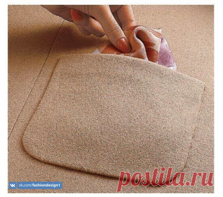Обработка накладного кармана — Сделай сам, идеи для творчества - DIY Ideas