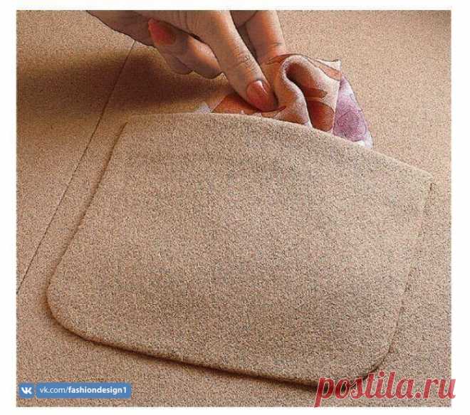 Обработка накладного кармана — Сделай сам, идеи для творчества - DIY Ideas