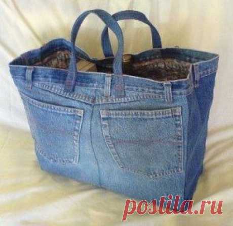 Разные идеи из старых джинсов