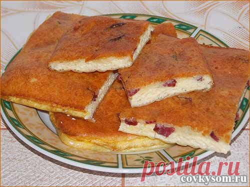 Омлет с колбасой в духовке | Со вкусом