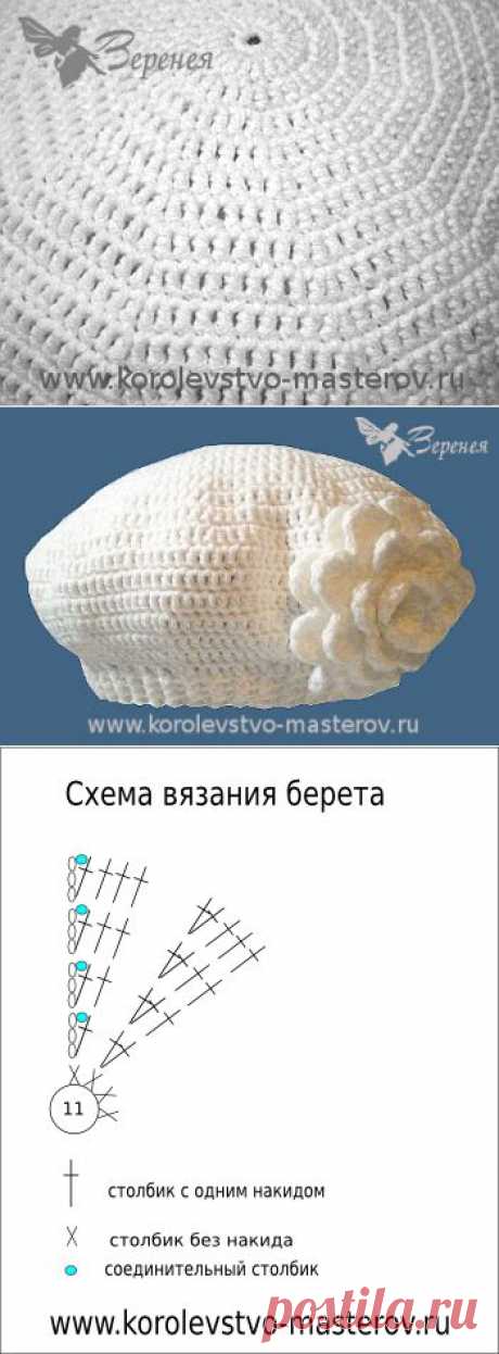 Берет крючком