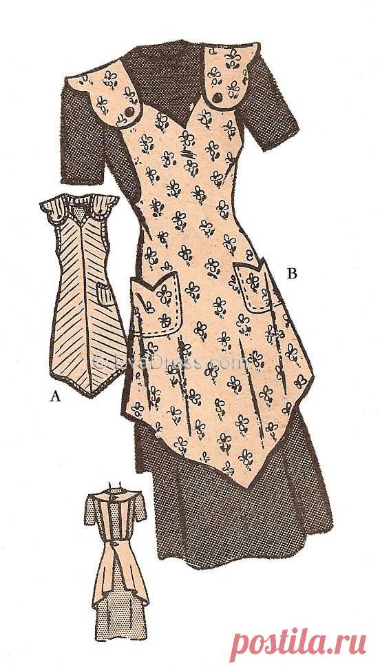 Тысячи изображений на тему «1940's One-yard Apron on Pinterest | Attempts»
