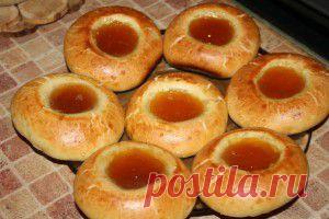 Ватрушки с повидлом - Кулинарные рецепты - Готовим с любовью