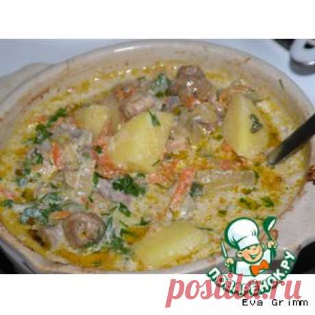 Горшочек сливочный ароматный - кулинарный рецепт