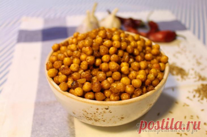 Хрустящий пряный нут с зирой и чили