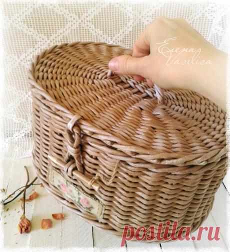 «Сундучок-шкатулка. Плетение из бумаги.» — карточка пользователя fffainafruza в Яндекс.Коллекциях