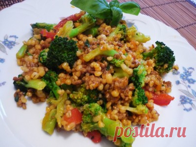 Любимая перловка с фаршем и овощами : Вторые блюда