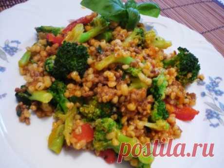 Любимая перловка с фаршем и овощами : Вторые блюда