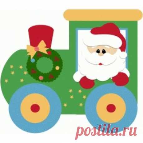 Silhouette Design Store: santa express train christmas