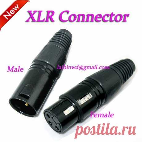 Оптовая продажа 5 пара/лот качество XLR 3 контакт. кэннон XLR разъем вилка 3 полюс женский женский вход для микрофона аудио разъем бесплатная доставка, принадлежащий категории Коннекторы и относящийся к Электрооборудование на сайте AliExpress.com | Alibaba Group