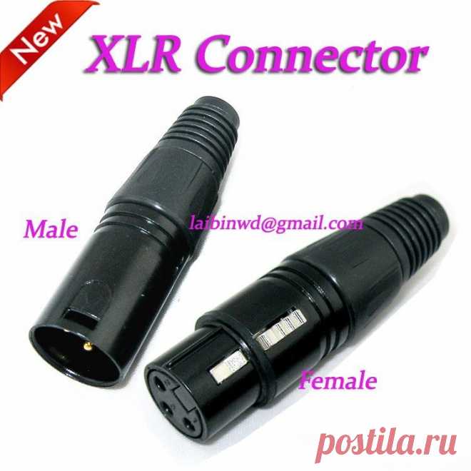 Оптовая продажа 5 пара/лот качество XLR 3 контакт. кэннон XLR разъем вилка 3 полюс женский женский вход для микрофона аудио разъем бесплатная доставка, принадлежащий категории Коннекторы и относящийся к Электрооборудование на сайте AliExpress.com | Alibaba Group