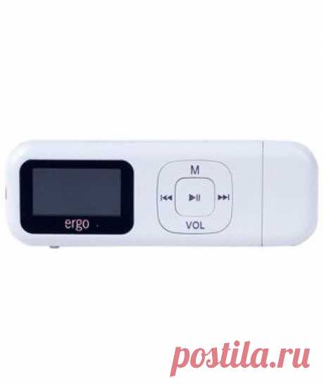 MP3-флэш плеер Ergo Zen Basic 4 GB White
Компания Ergo в очередной раз решила порадовать меломанов, выпустив на рынок новинку - MP3-флэш плеер Ergo Zen Basiс.

Удобный и надежный, при этом компактный с лаконичным и в то же время элегантным дизайном, плеер станет незаменим в долгих пробках мегаполисов, во время прогулок или любое другое время, когда Вы захотите побаловать себя любимыми треками. MP3-флэш плеер Ergo Zen Basiс объединил в себе лучшие качества электронного продукта: