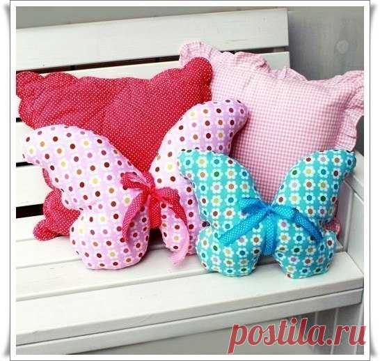 Подушки-бабочки. Выкройки