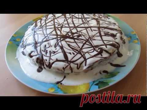СЛАДКИЙ БЛИННЫЙ ТОРТ !!!  *Видео-рецепт.