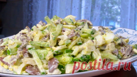 Уж очень вкусный салат. Сразу добавила его в любимые рецепты. Он простой, но полезный и питательный. Отличный варант разнообразить меню. | РЕЦЕПТЫ ОТ МАМУЛИ | Дзен