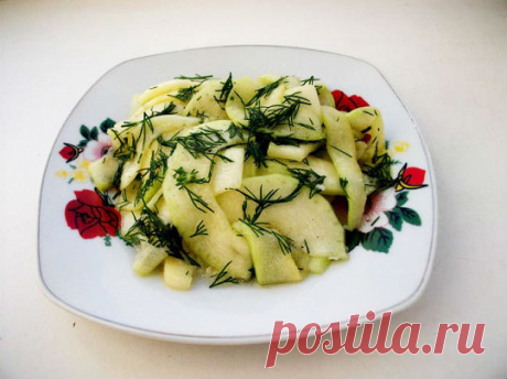 Кабачки маринованные быстрого приготовления — Моя кухня