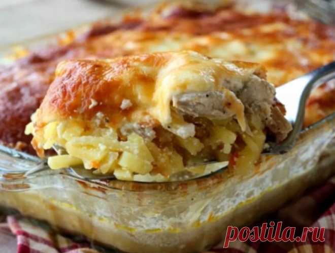Куриная запеканка по-французски - быстро и вкусно. Куриная запеканка по-французски, отличный рецепт если нужно без особых хлопот приготовить изысканное блюдо к праздничному столу.