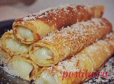 Блинчики с заварным кремом.Безумно вкуснo!! Быстро, легко и ОЧЕНЬ вкусно! Рецепт совсем простой. !! Более подробно о рецепте можете узнать в источникe: шеф-повар Одноклассники, по ссылке fastppc.net/b38f9 Рекомендуем посмотреть!!! Приятного аппетитa

Дорогие кулинары! Чтобы не потерять рецепт, жмите "Класс!", а потом "поделиться". Рецепт будет на вашей стене В Одноклассники. Всё ОК!