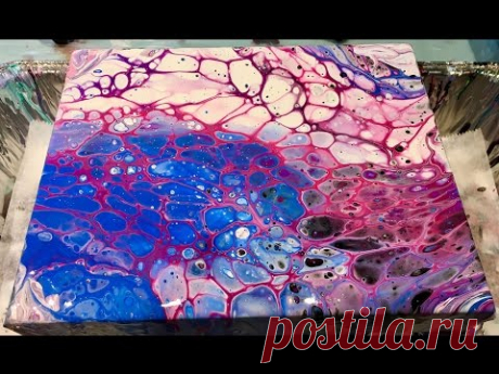 Acrylic Pouring Floetrol HUGE Cells