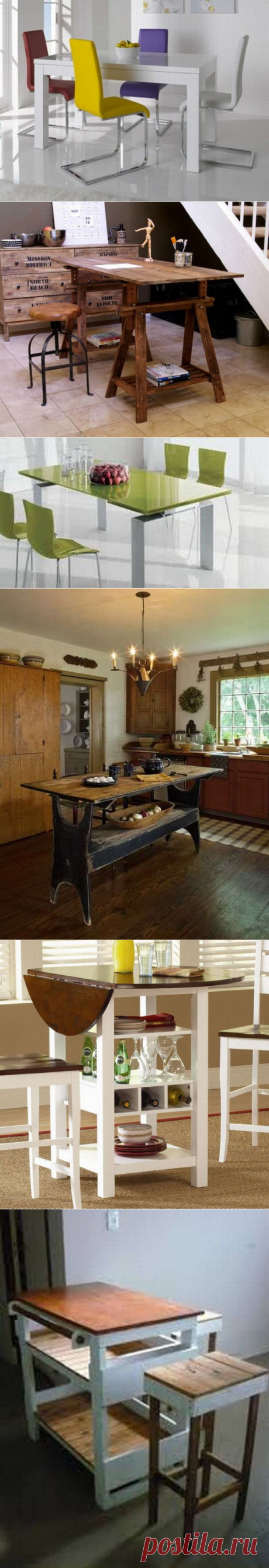 Виды кухонных столов 200 фото
