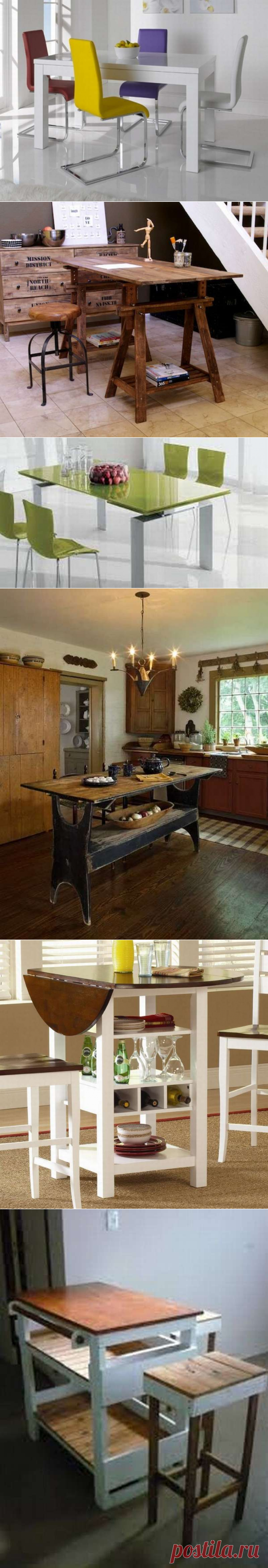 Виды кухонных столов 200 фото