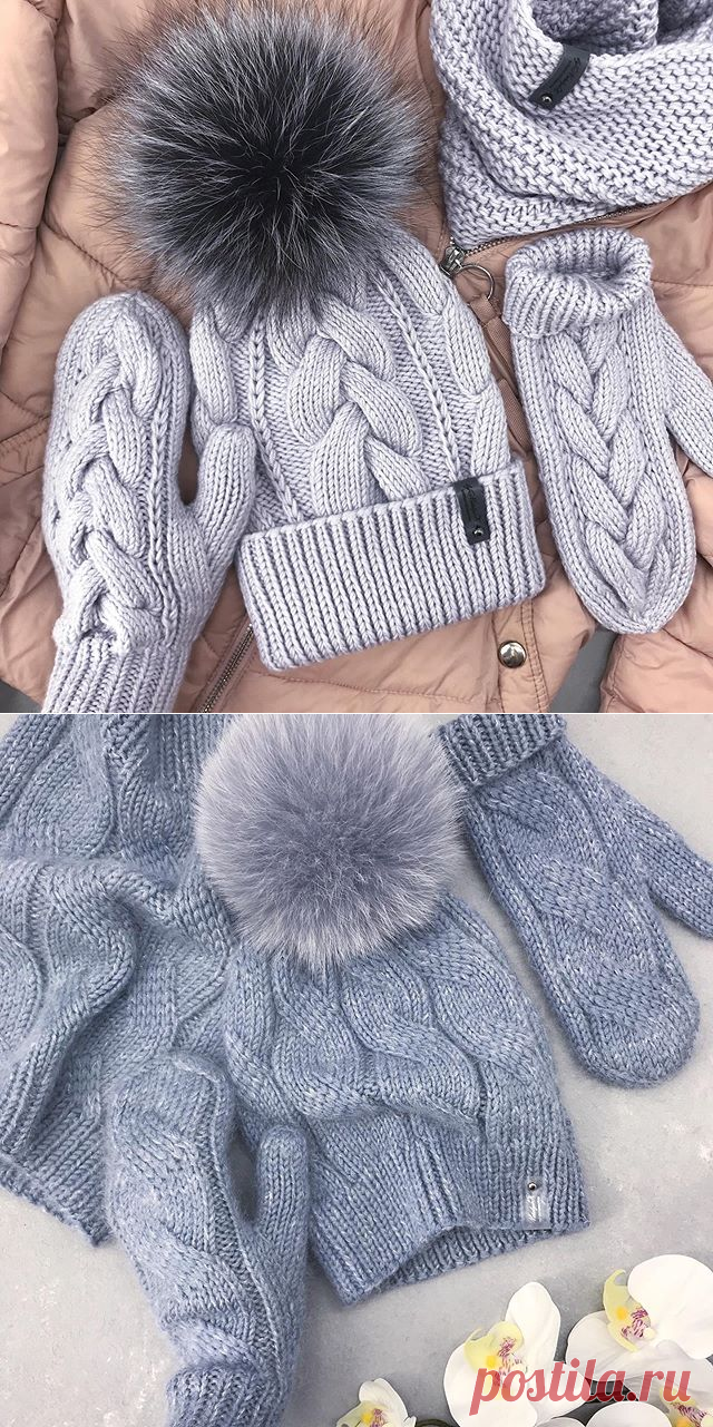 ВЯЗАНЫЕ ШАПКИ, СНУДЫ, ВАРЕЖКИ🌸 (@natalya_knits_) • Фото и видео в Instagram