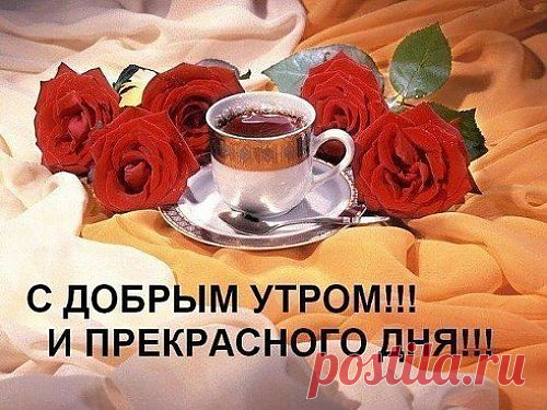 Музыкальная открытка - с добрым утром и прекрасного дня вам!!!