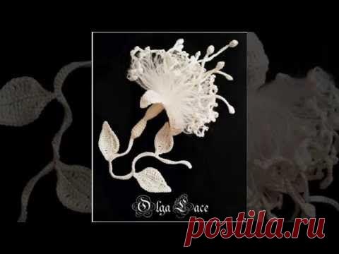 Вязаный цветок. Фуксия. Красота неописуемая. Видео-мастер-класс | razpetelka.ru