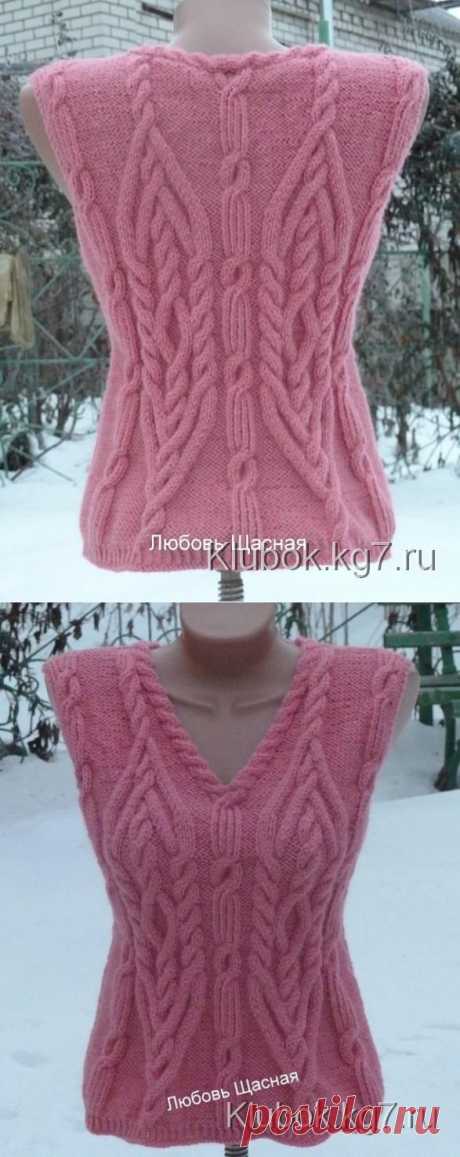 Жилет&quot;Коралл&quot; Любови Щасной | Клубок