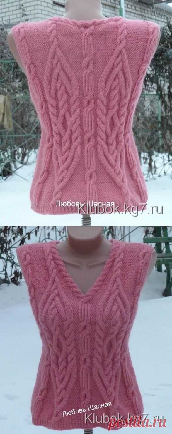 Жилет"Коралл" Любови Щасной | Клубок