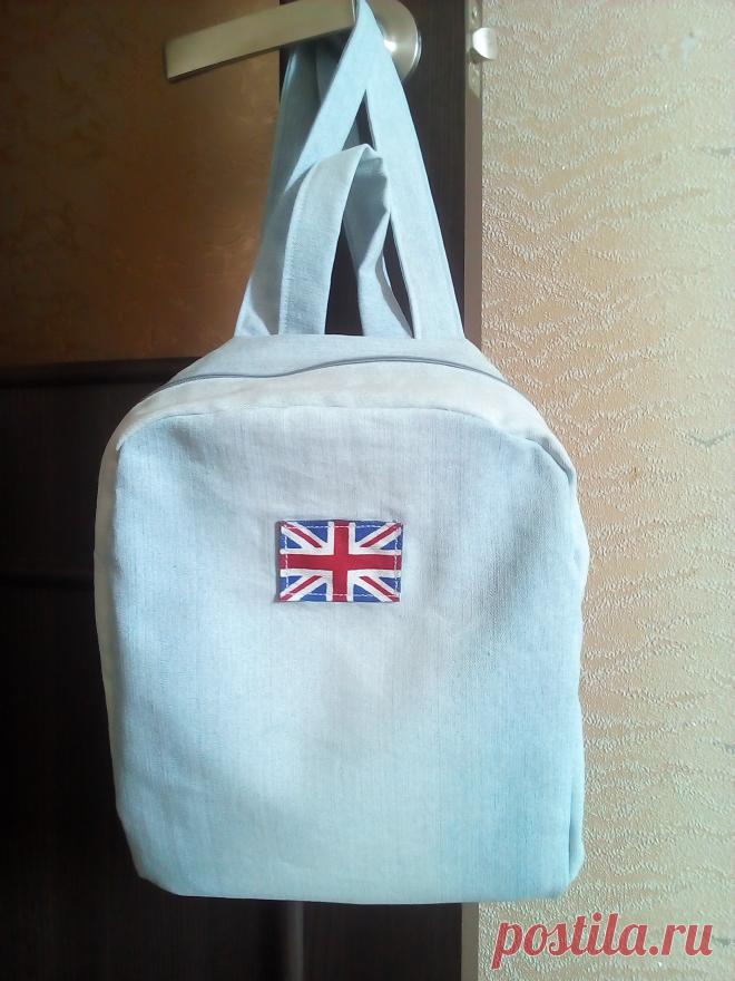 Джинсовый рюкзак купить