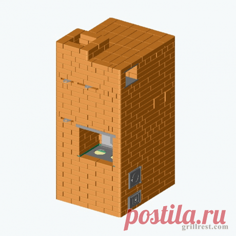 Скачать порядовку русской печи &quot;Теплушка-2&quot; с хлебной камерой