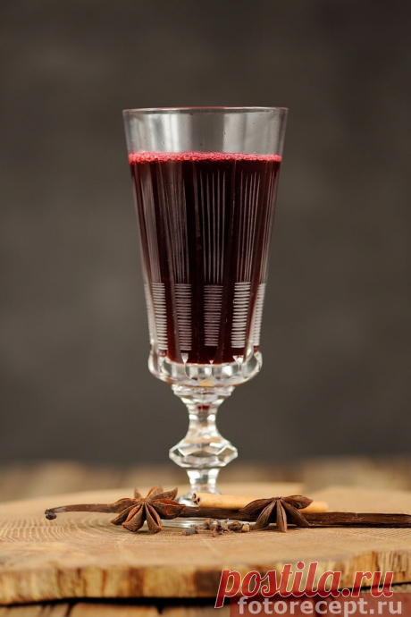 Безалкогольный глинтвейн с вишней