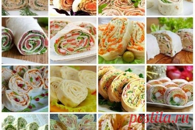 Начинки для лаваша (20 начинок)