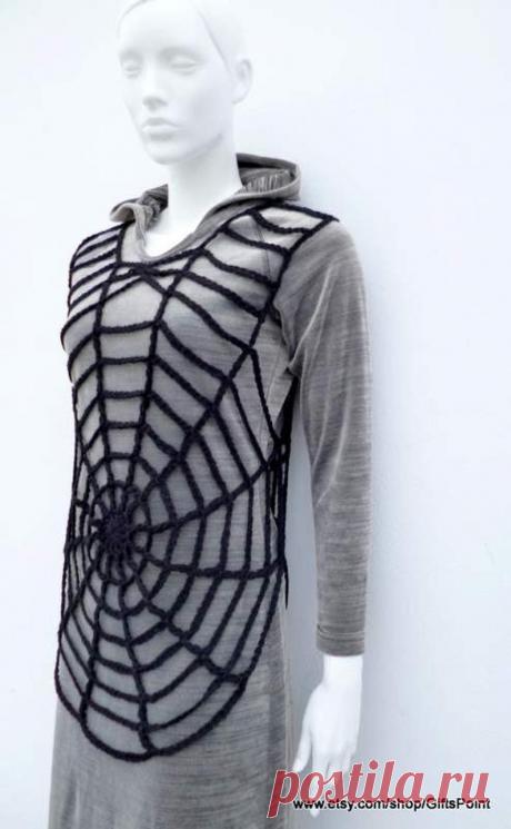 Хелоуин модел плетене на една кука модел туника размер S лесно PDF | Etsy