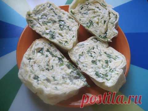 Лаваш с начинкой (или "зачистка" холодильника) | Четыре вкуса