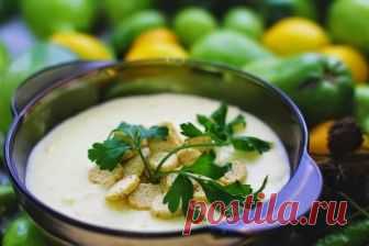 Сырный крем-суп | Школа вкуса - вкусные кулинарные рецепты