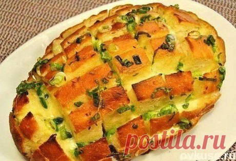 луковый хлеб с сыром - Простые рецепты Овкусе.ру