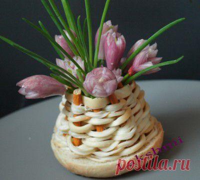 Оригинальные съедобные корзинки для салатов: рецепты и идеи | Советы Народной Мудрости