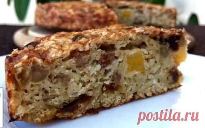 Очень легкий, диетический пирог из овсянки без муки и сахара. Это стоит приготовить. – В РИТМЕ ЖИЗНИ