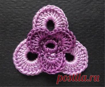 Crochet Bulk Flower Free Pattern