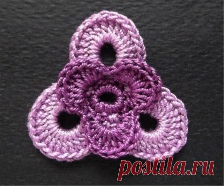Crochet Bulk Flower Free Pattern